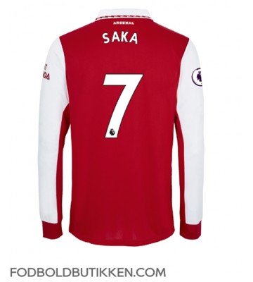 Arsenal Bukayo Saka #7 Hjemmebanetrøje 2022-23 Langærmet